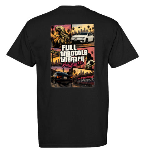 GTA - Full Throttle Therapy Tee - PREORDER